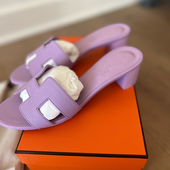 **NWT** HERMES Oasis in Epsom Violet Amethyste. - RARE - Picture 5 of 5
